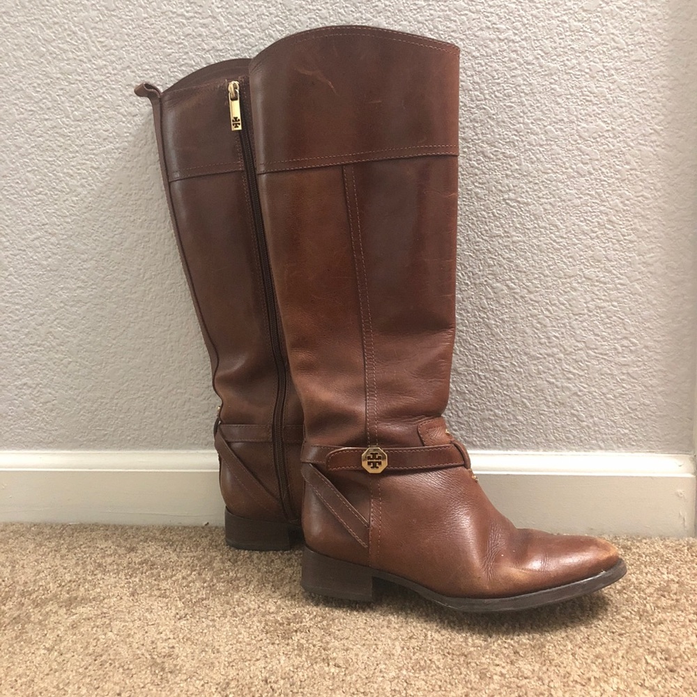 Tory Burch Cognac Boots